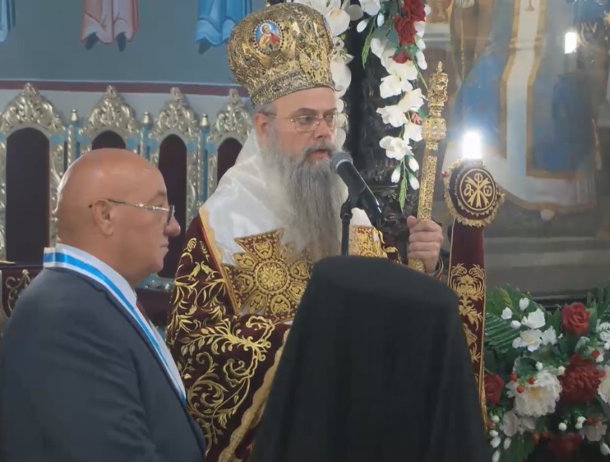 Николай Пловдивски обяви Гергов за архонт (СНИМКИ)